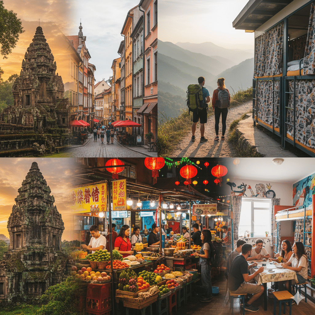 Collage of Travel Destinations