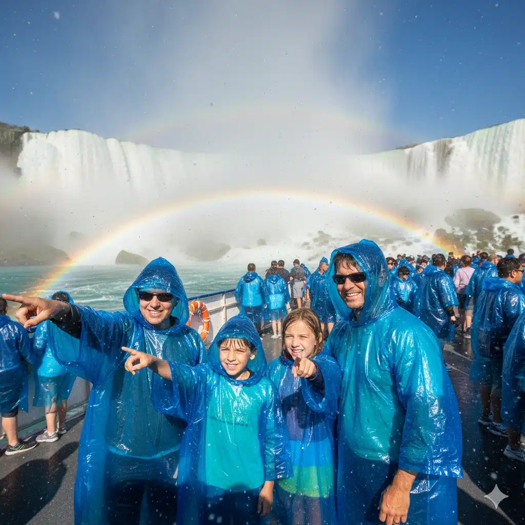 Cheap Niagara Falls family vacation boat tour