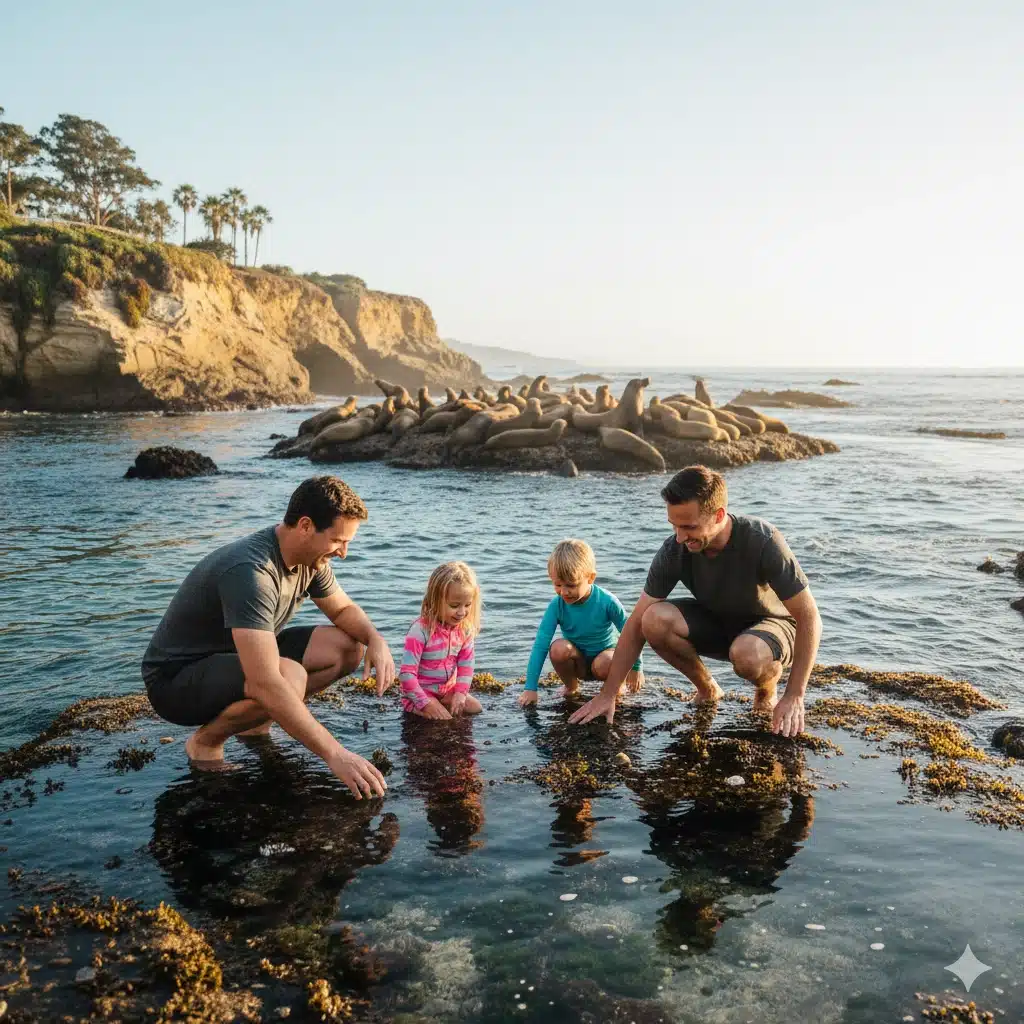 Cheap family vacation San Diego beaches and wildlife