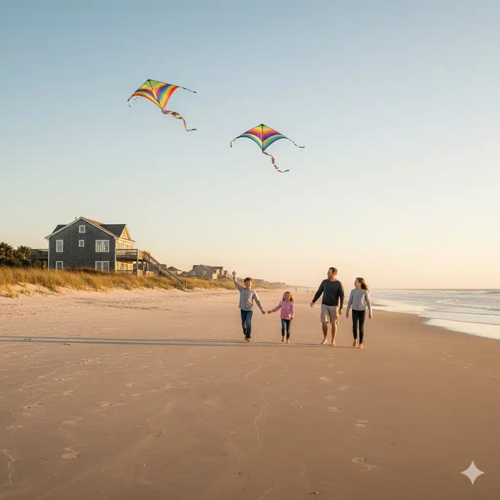 Budget family beach vacation Outer Banks NC