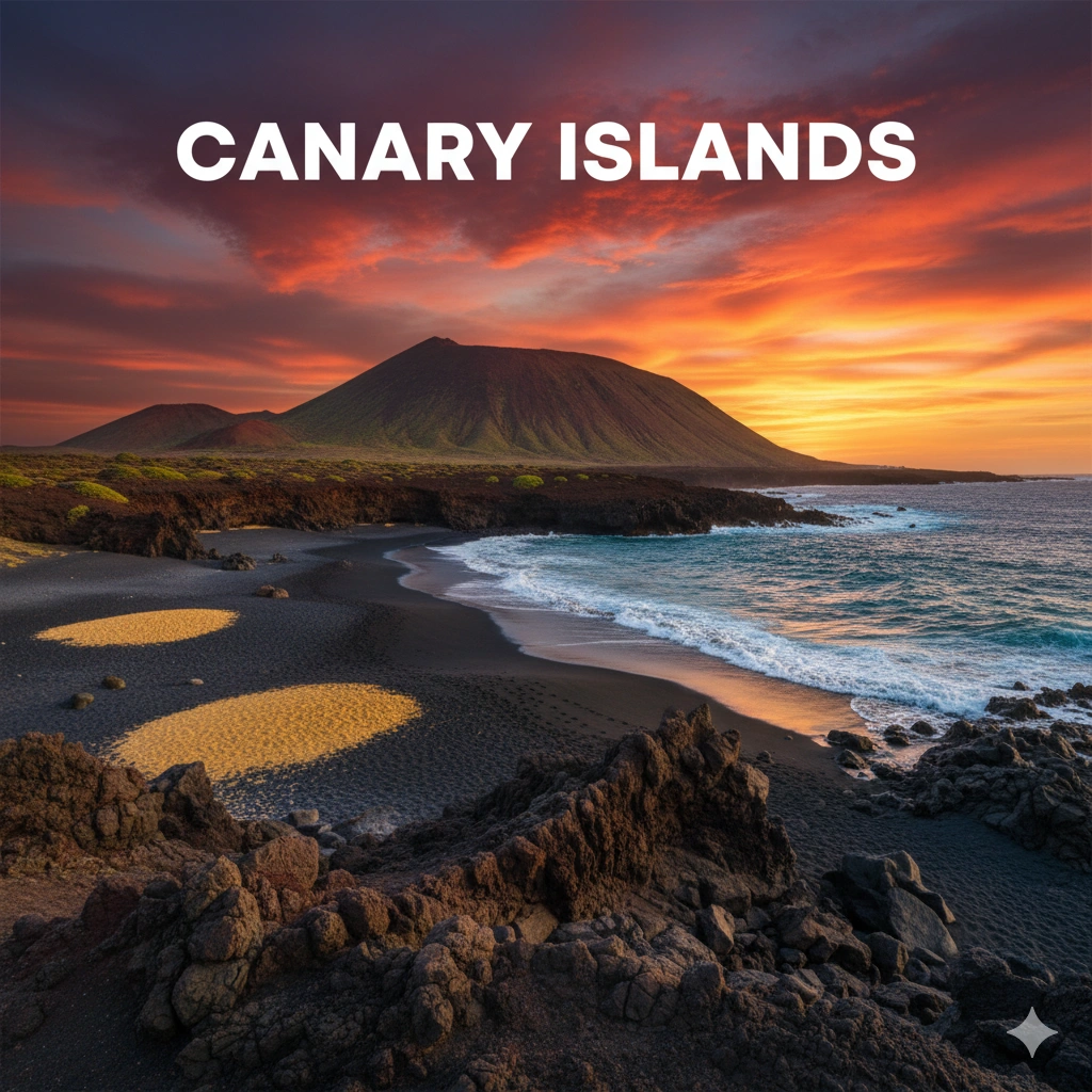 Canary Islands Spain warm winter destination